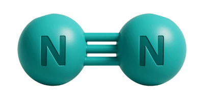 N2 molecule illustration